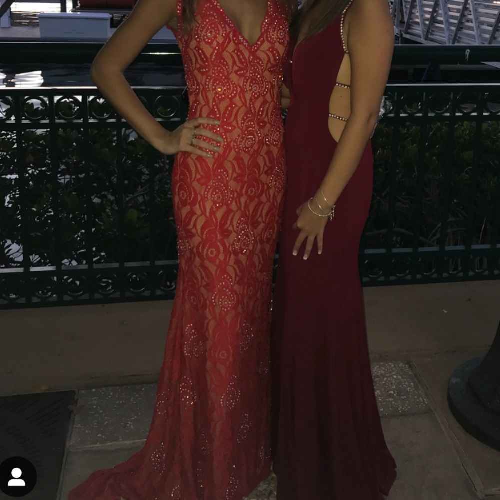 Red Prom Dress - Picture 2 of 3